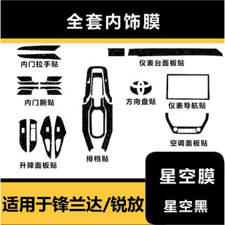 TOYOTA Corolla Cross 全套內飾貼膜 (星空款/台灣現貨)