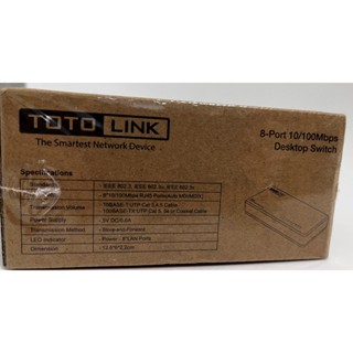 全新未拆 TOTOLINK S808 八埠家用乙太交換器