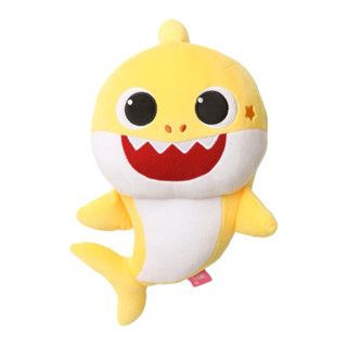 現貨-韓國代購 鯊魚寶寶 babyshark 寶寶安撫玩偶 娃娃 有聲玩具 娃娃 有聲玩偶