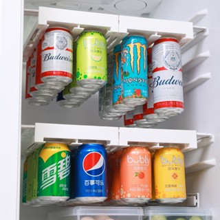 創意新款冰箱懸掛式置物架 易開罐收納架 飲料可樂啤酒收納整理架