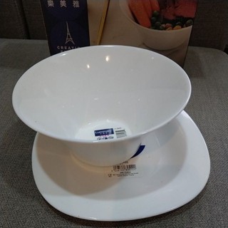 法國弓箭牌 Luminarc 樂美雅強化玻璃碗盤二入組 時尚碗盤組