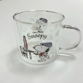 【現貨】Snoopy 史努比雙層耐熱玻璃杯