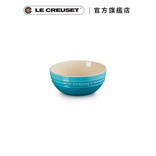 LE CREUSET 瓷器韓式湯碗14cm (加勒比海藍)
