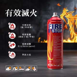 EZmakeit-FIRS 輕便型 家用 車用 泡沫滅火器 滅火神器 行動滅火器 車輛 船舶 家庭 飯店 餐廳 廚房