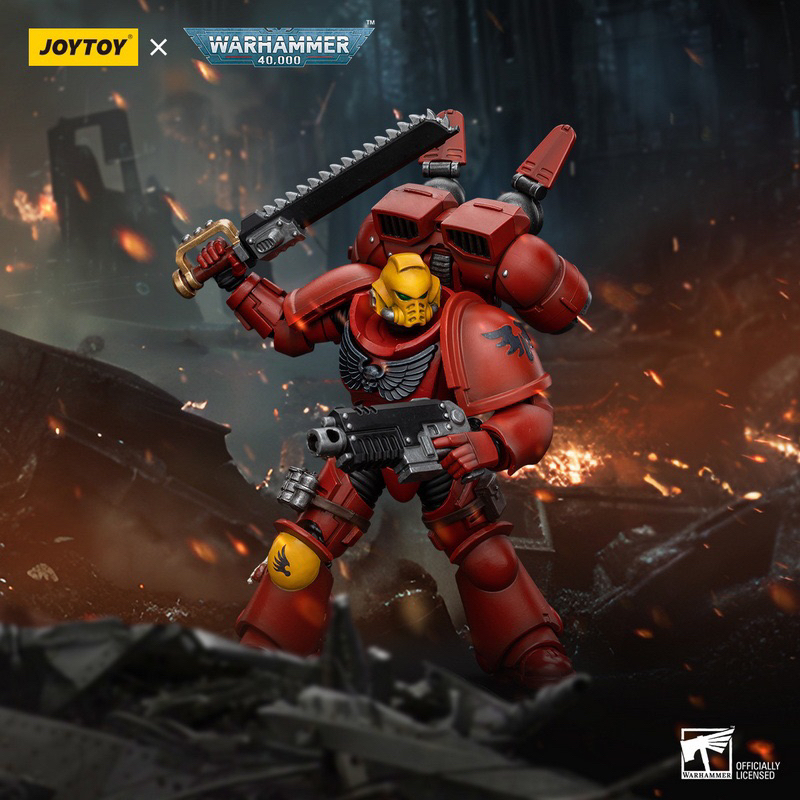 頑聚同樂會 預購 JOYTOY Warhammer 戰鎚 JT8483 聖血天使 跳躍背包仲裁者小隊 仲裁者 生日禮物