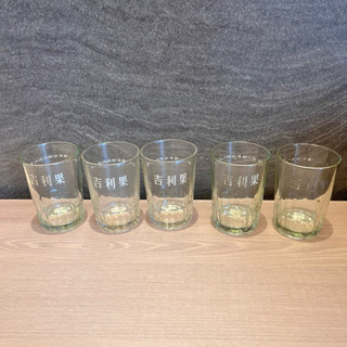 老物 好早期 懷舊 復古 玻璃杯 酒杯 其水杯 熱炒店 黑松 吉利果 玻璃杯 黑松汽水 黑松沙士 高9公分 養樂多 滋愛