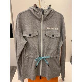 二手精品 Moncler 淺灰棉質風衣外套已售出❤️