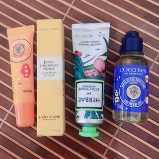 歐舒丹 乳油木保濕沐浴油 35ml 乳油木蜂蜜護唇膏 12ml 科西嘉花香奇遇護唇蜜12ml 原野之心30ml