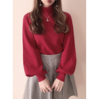 🎀ChienYa🎀日本GRL正品代購~羊絨觸感高領針織上衣