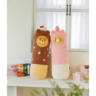 韓國連線 Kakao friends 萊恩 春植 巧克力造型長抱枕