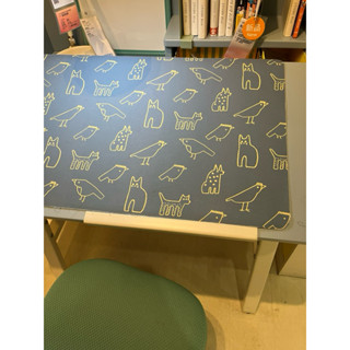 IKEA兒童書桌桌墊 滑鼠墊 電腦桌墊-動物圖案60*37