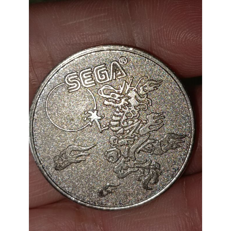 早期收藏 罕見SEGA遊戲代幣龍形圖案241103