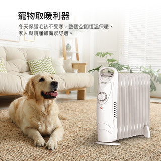 體積小 多元場地使用 DIKE HLE600 恆溫不耗氧 冬天寒流 機械式油燈恆溫電暖器 寵物取暖利器 葉片式電暖器