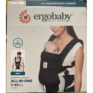 二手Ergobaby OMNI 360 全階段0-24個月 黑色揹巾