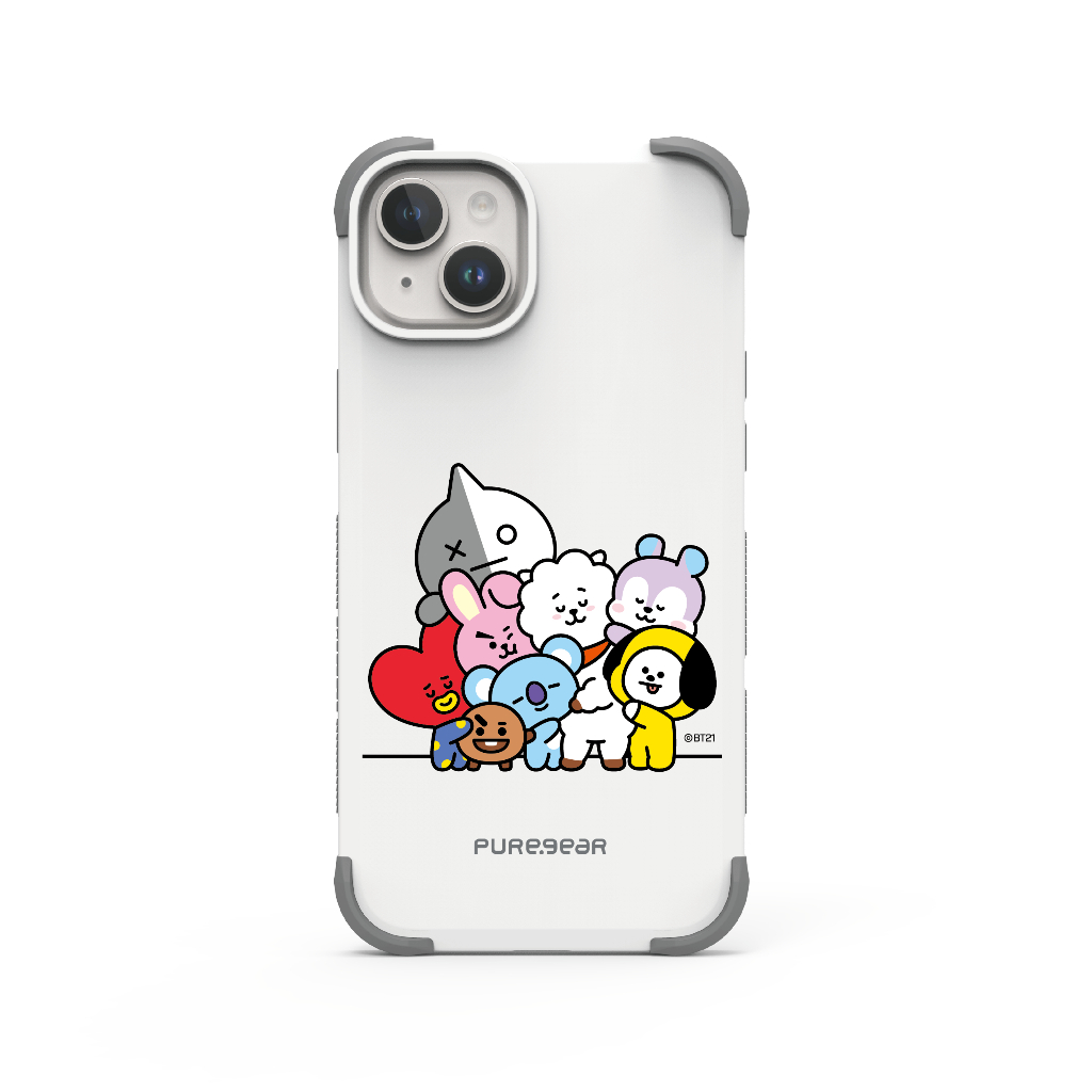 宇宙明星BT21 / iPhone 坦克軍規防摔手機殼 - 全員集合