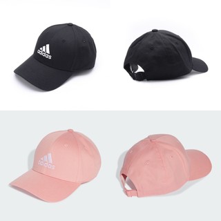 adidas BBALL CAP COT 帽子 老帽 鴨舌帽 棒球帽 粉色IY7746 黑色II3513