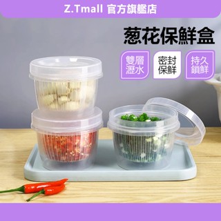 隔日到店 雙層瀝水 蔥花保鮮盒 瀝水盒 瀝水保鮮盒 蔥蒜保鮮盒 保鮮盒 蔥花 分裝盒 食物盒 冷凍保鮮盒 ZT官方旗艦店