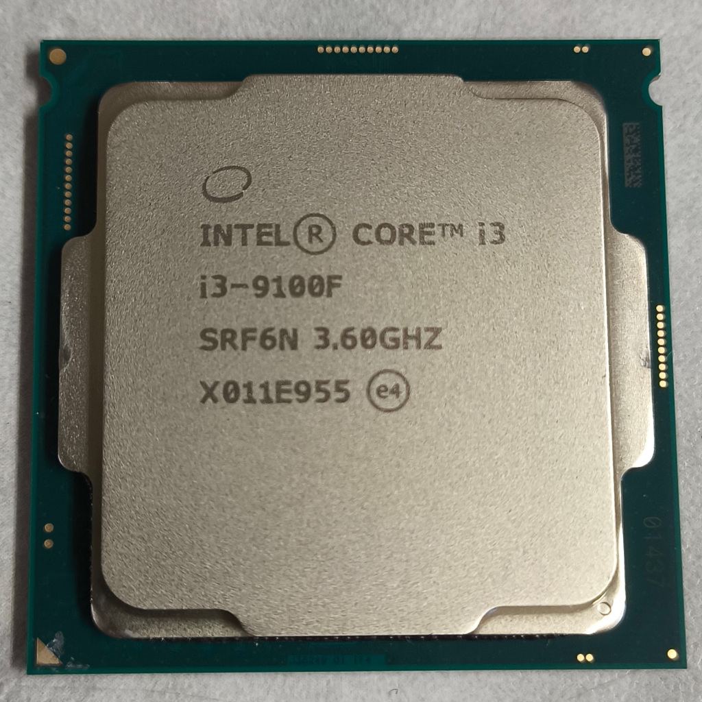 INTEL 英特爾 Core i3-9100F LGA 1151 9 代 CPU 處理器