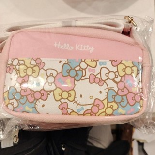正版三麗鷗Hello Kitty花寬背帶側包