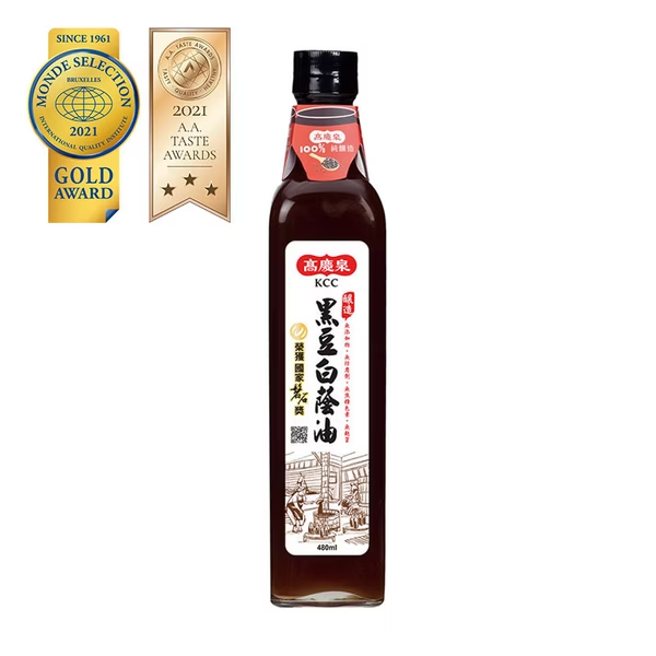 💥全站最低價💥高慶泉【黑豆白蔭油】480ml(含瓶重1050g)