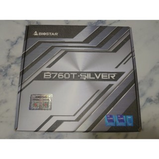 保固中 BIOSTAR 映泰 B760T-SILVER intel 1700 itx ddr5