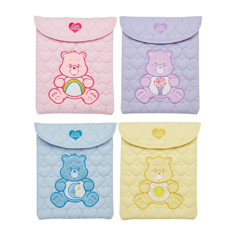 【Grace Gift】Care Bears -樂觀/幽默/分享/晚安小熊愛心鋪棉平板包