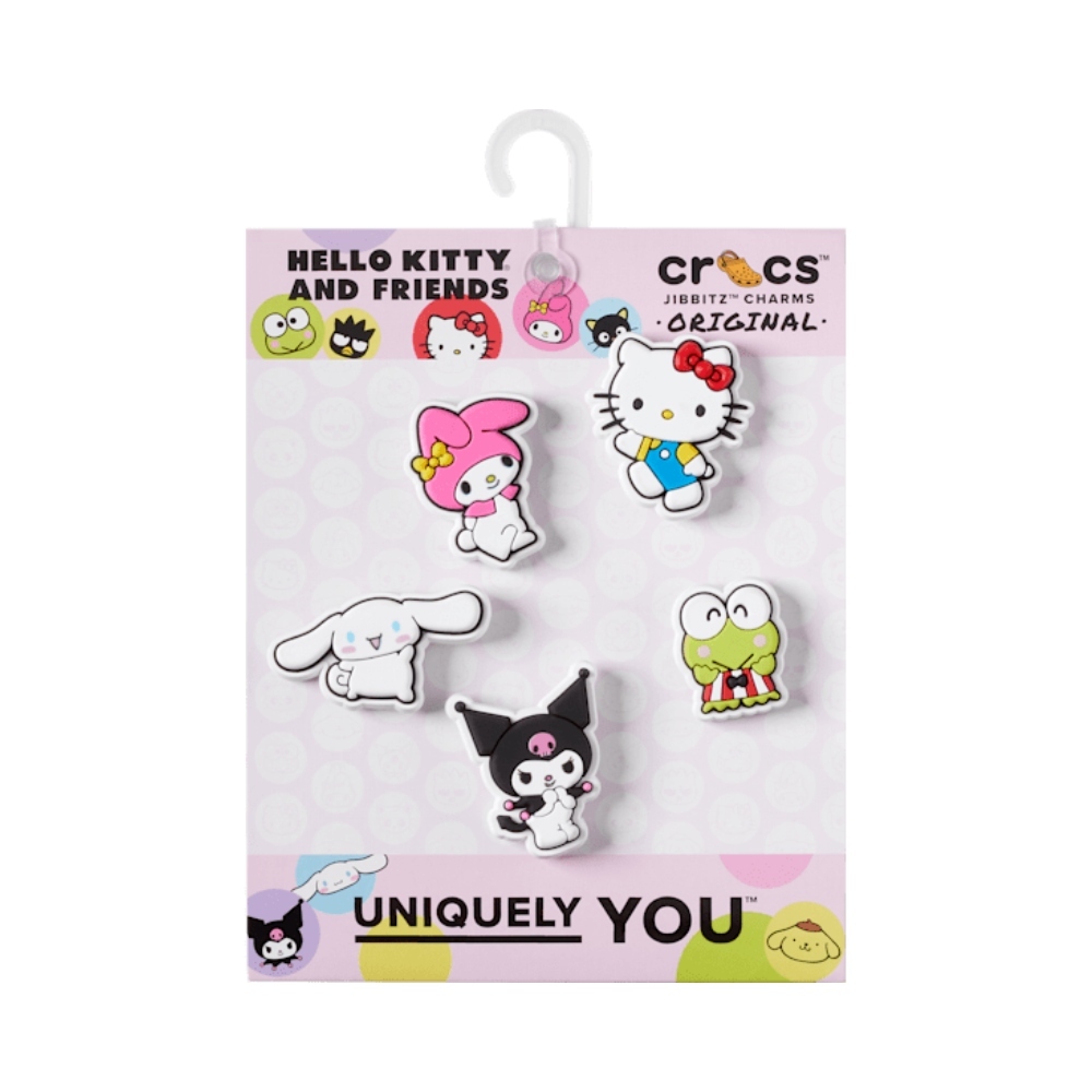 CROCS 卡駱馳 鞋扣 配飾 洞洞鞋 Hello Kitty and Friends 5顆一組 10013597