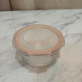 Glasslock小容量強化玻璃微波保鮮盒 圓形 350ML-400ML 密封盒 食物儲存