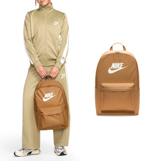 Nike 後背包 Heritage 15吋 筆電包 運動包 雙肩包 背包 包包 書包 棕白 DC4244224