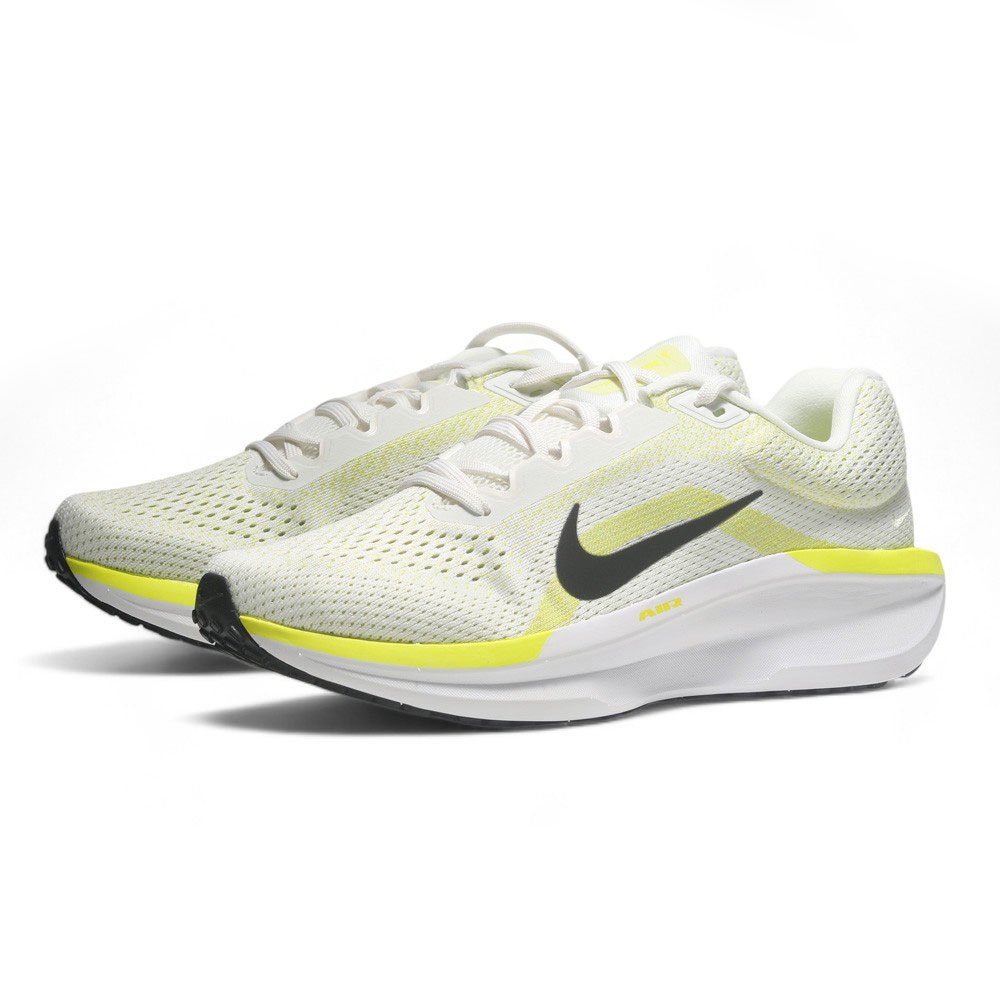 NIKE 慢跑鞋 AIR WINFLO 11 白黃 運動 男 FJ9509-101