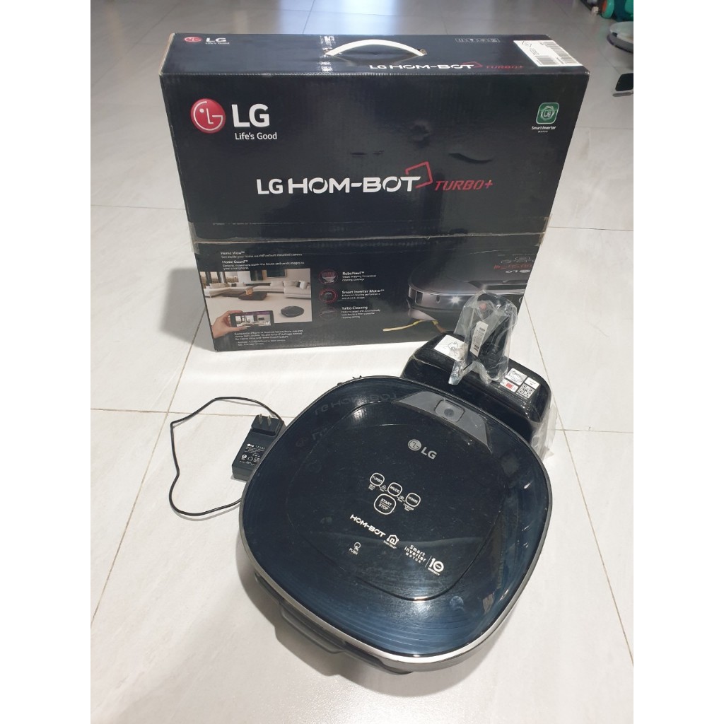 二手現貨 LG HOM-BOT掃地機器人 賣家提供7天保固期 功能正常 配件齊全 遠端控制 變頻 吸塵器