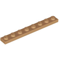 【金磚屋】3460MDNO5 LEGO 樂高零件 Medium Nougat Plate 1 x 8