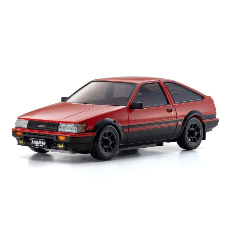 KYOSHO MINI-Z ASC車殼 Toyota 雷賓LEVIN AE86 黑紅 (MZP473RBK)