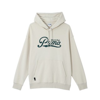 PUMA 帽T 流行系列 PUMA TEAM CC 米白綠 長厚連帽T 男 63094680