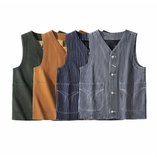 PUNX VEST 古著帆布工裝背心 男女款【 PUNX 】