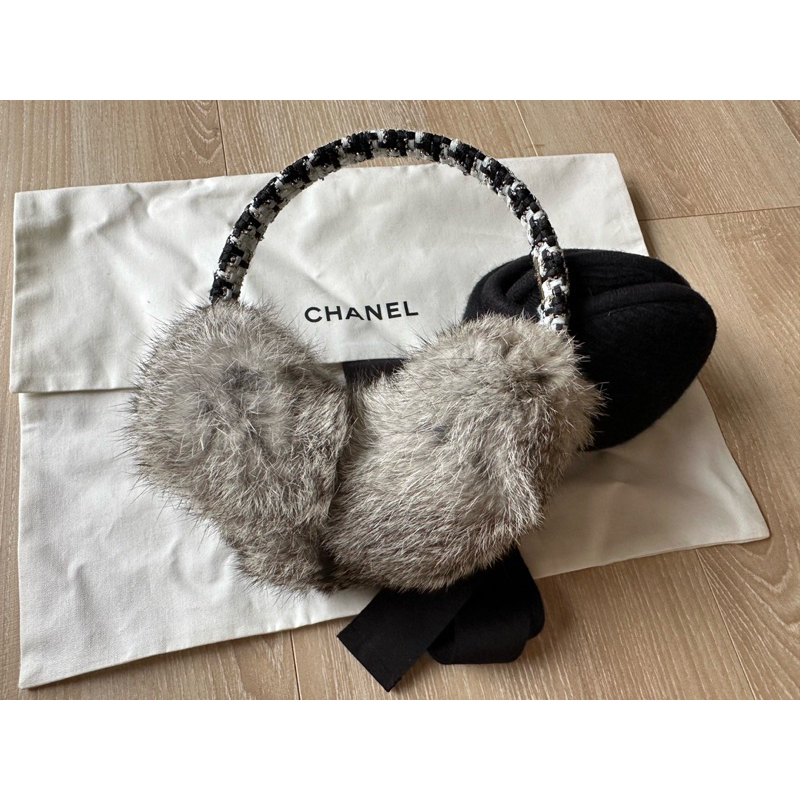 Chanel 香奈兒 耳罩 保暖耳罩 保證真品 不真可退