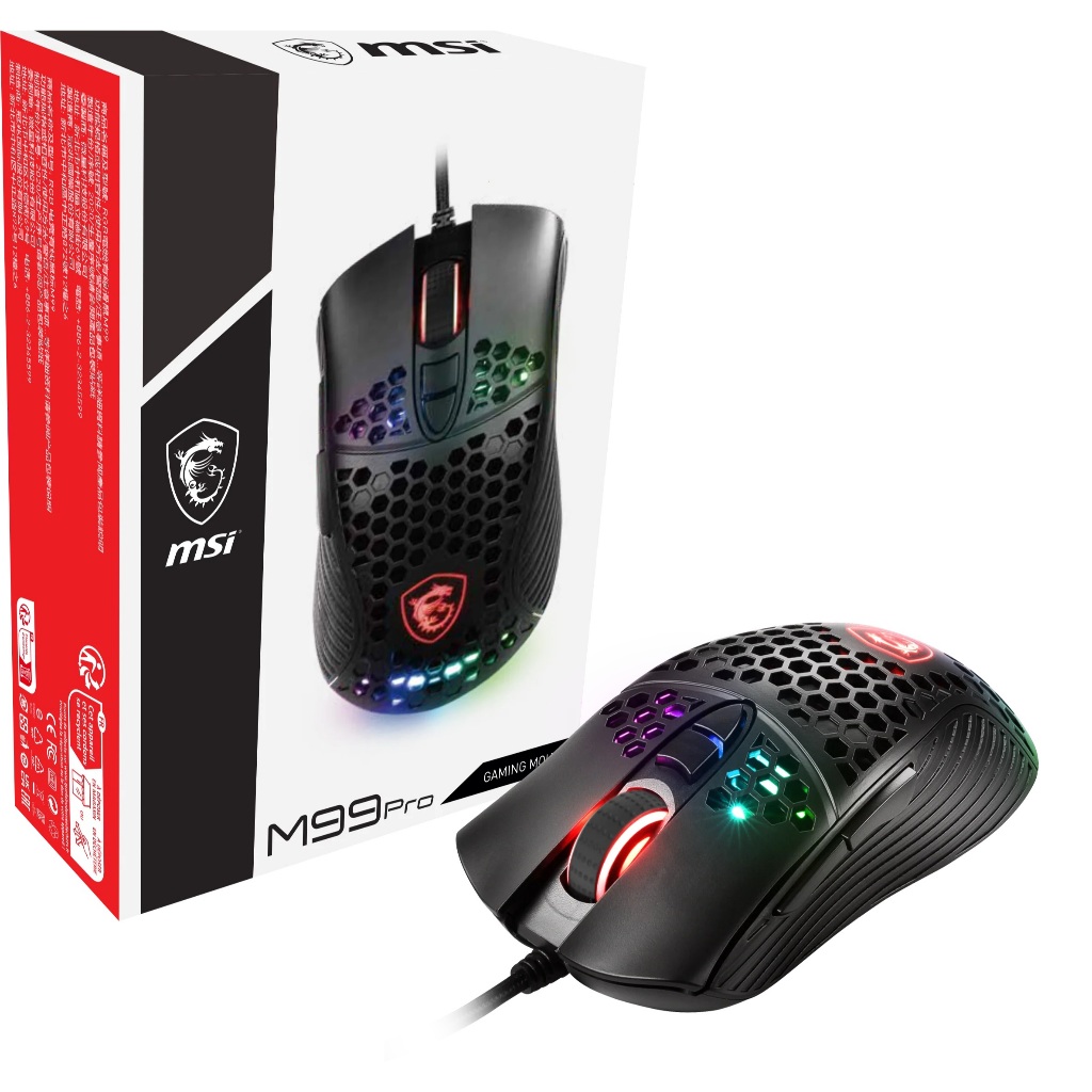 【奇妙的爸爸】MSI Gaming Mouse_M99 Pro Box_20th 專業電競滑鼠