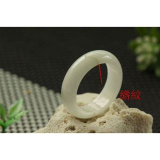 特價U3607玉戒指❀20# 翡翠玉A貨水潤白底飄花戒圈指環戒子【緬甸玉翠軒】玉首飾品 男女款式