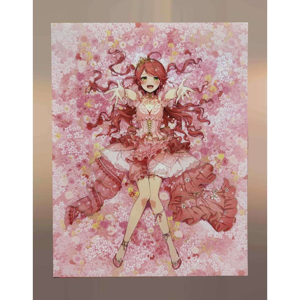 11/21新品現貨~Hololive さくらみこ 櫻巫女 Flower Rhapsody 專輯特典 A3尺寸塑膠海報