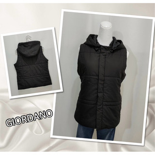 ☀️二手衣倉☀️GIORDANO 女款保暖連帽背心M號 AA0058