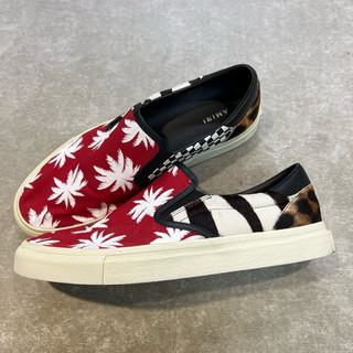 《OPMM》-［ Amiri ］拼布棕梠樹SLIP ON