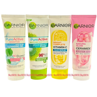 NEW 卡尼爾洗面乳 GARNIER FACIAL FOAM / SCRUB 100ml