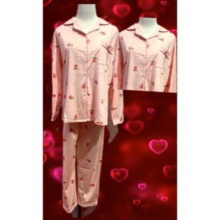 🌷蕾妮塔塔 /新上市🌷 全系列精品/ (37259) 甜心桔長袖成套睡衣