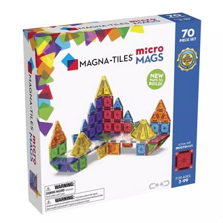 Magna-Tiles® microMAGS磁力片-70片套組