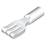 LEGO 樂高 白色 人偶 道具 叉子 餐具 Utensil Fork 79741