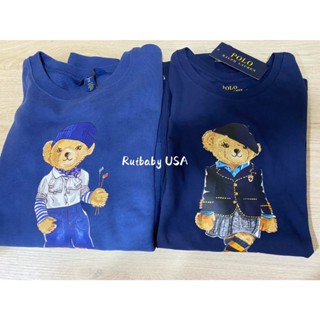免運✨臺灣現貨✨美國🇺🇸Polo Ralph Lauren熊熊 長袖 大學T 冬季 刷毛 上衣 polo女熊 刷絨 服飾