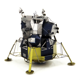 ◎MARS益智玩具◎阿波羅登月艇-3D立體金屬拼圖-創意diy金屬模型-