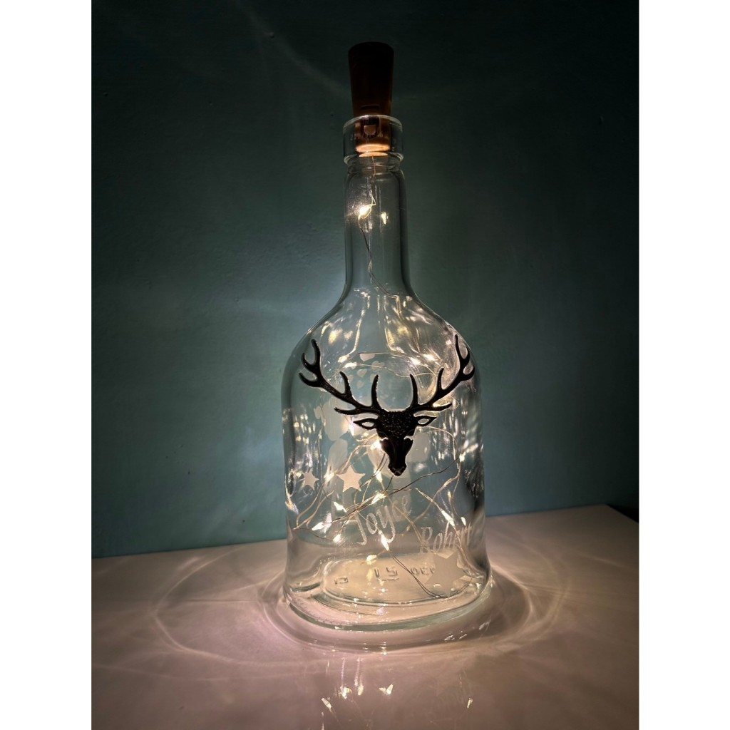 客製化刻字大摩12年蘇格蘭威士忌700ML酒瓶燈(附贈原裝紙盒).聖誕節創意禮物首選!情人節禮物生日禮物紀念日禮物.