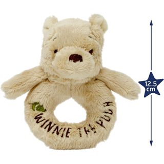 現貨❤️正版❤️英國迪士尼 Hundred Acre Wood 小熊維尼 安撫 娃娃 手搖鈴 玩偶 安撫鈴