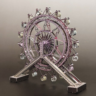 ◎MARS益智玩具◎旋轉摩天輪(可旋轉)--3D立體金屬拼圖-(創意diy金屬模型-蝕刻片)